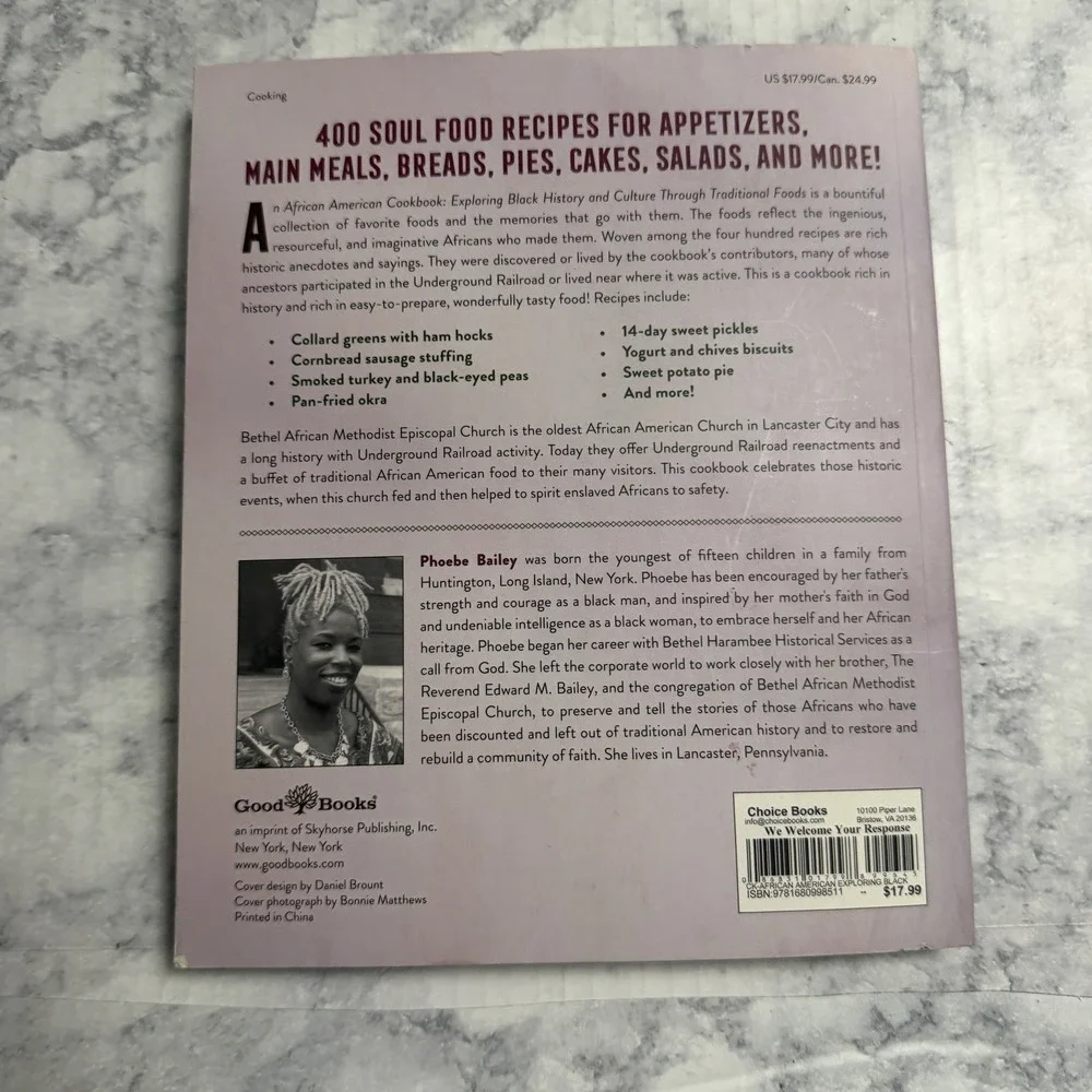 African American Cookbook: Exploring Black History and Culture Phoebe Bailey